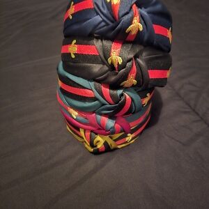 Elegant Striped Headband Set